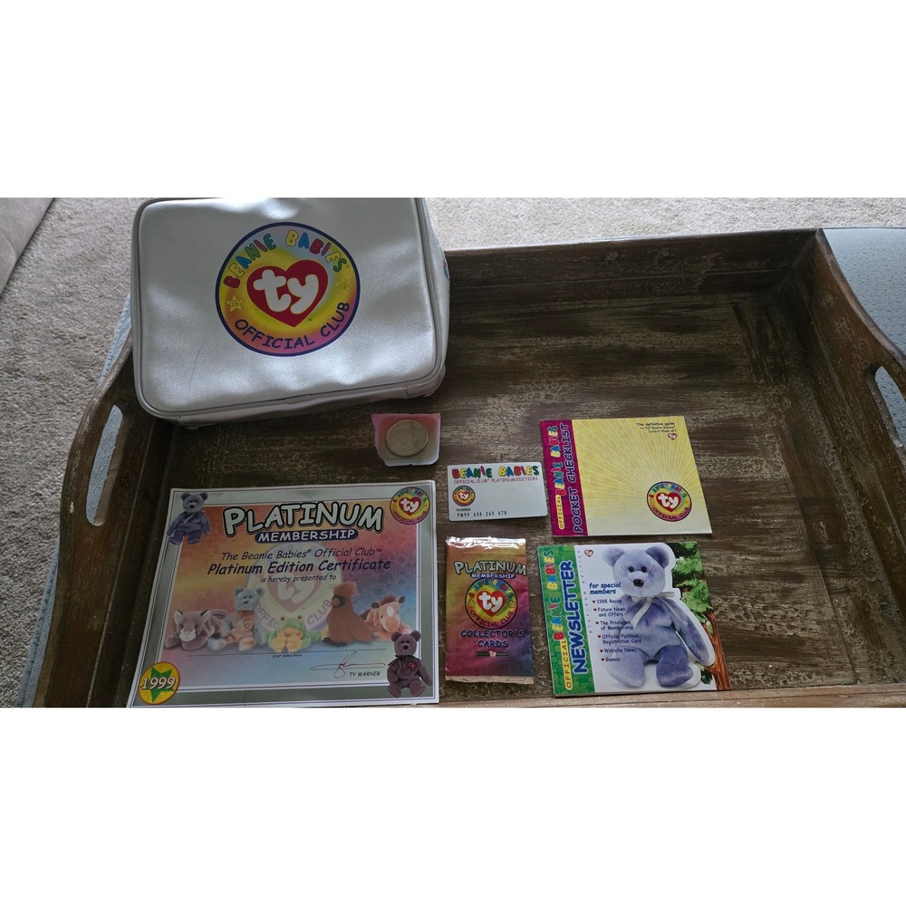 Ty Beanie Babies Official Club Platinum Membership Kit